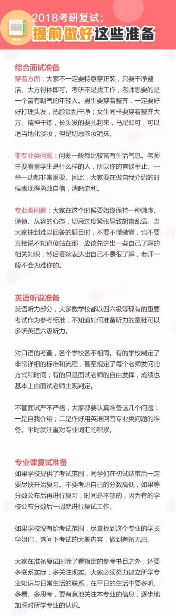 迎接2018MBA复试，你需要提前做好这些准备